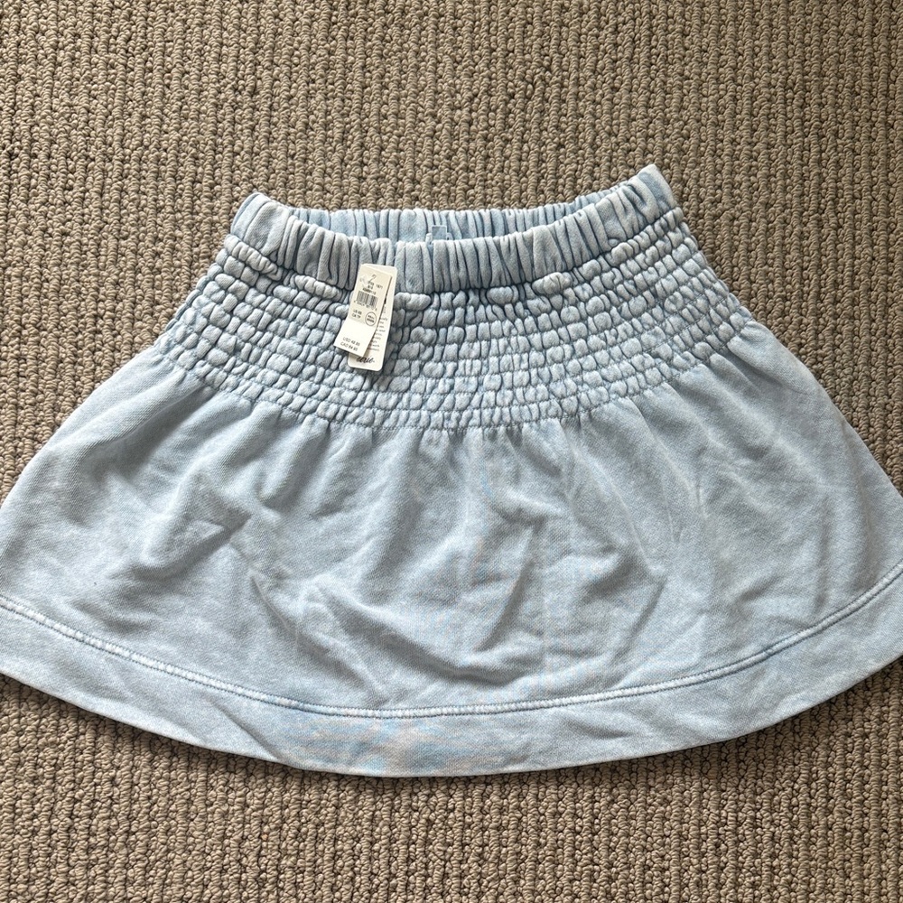 Aerie Soft Blue Skater Skirt
